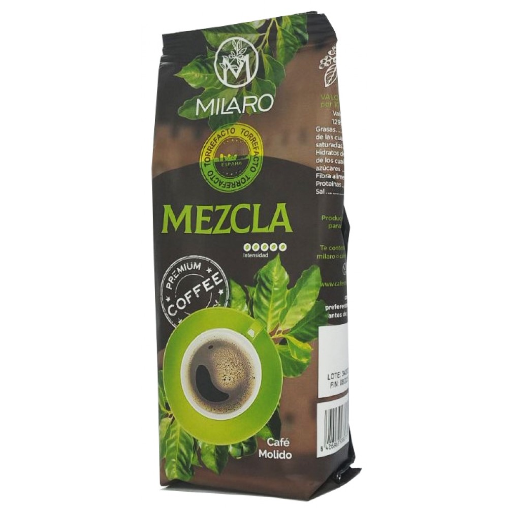 Мелена кава Milaro Mezcla 250 грам