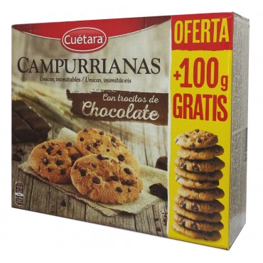 Печенье Cuetara Campurrianas с кусочками шоколада 450 Грамм