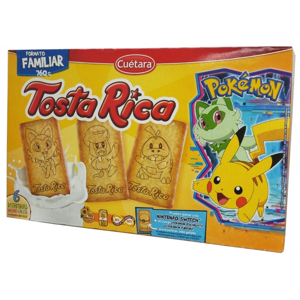 Печиво Cuetara Tosta Rica Pokemon Покемон 760 грам