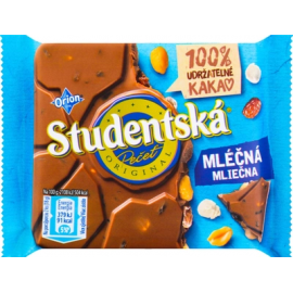Шоколад Studentska з арахісом і родзинками, 90 грам