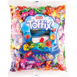 Упаковка жувальних цукерок Elvan Toffix Mix 1 кг