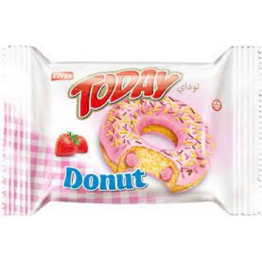 Пончик Elvan Today Donut клубника 50 грамм