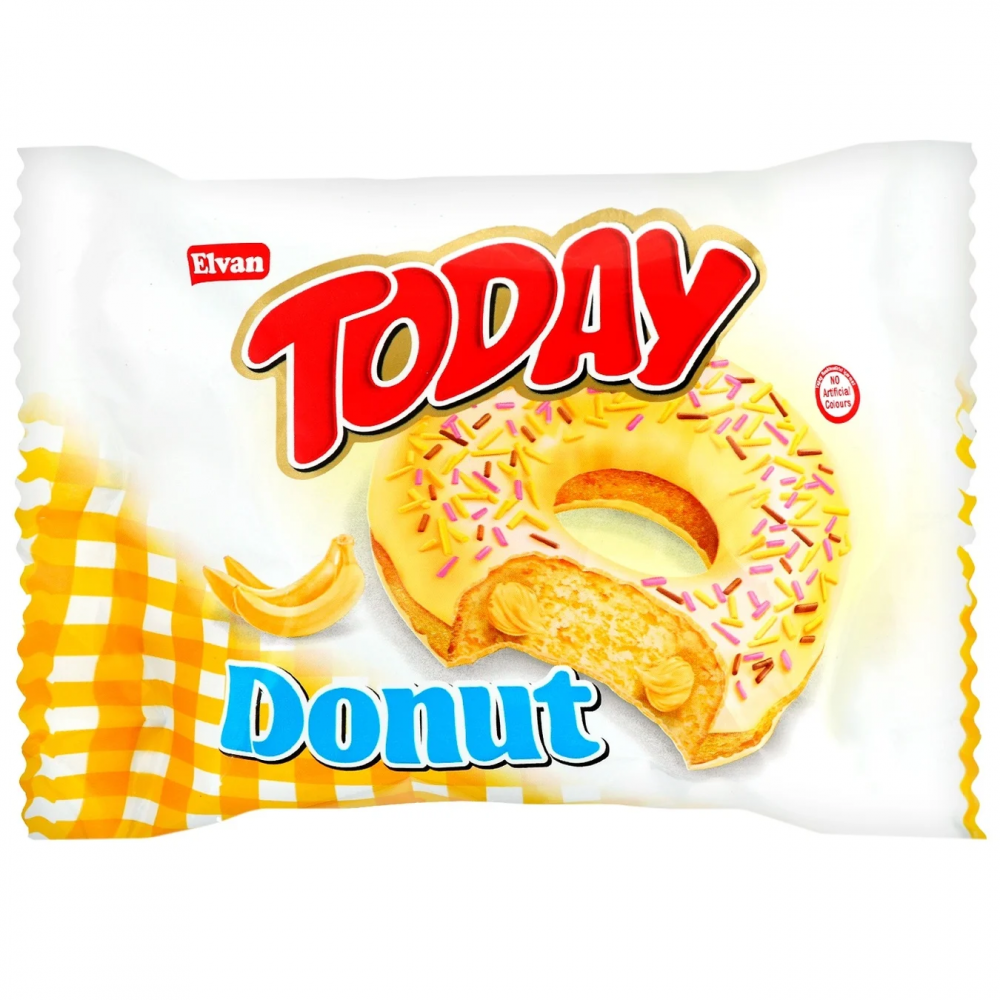 Пончик Elvan Today Donut Banana 50 грам