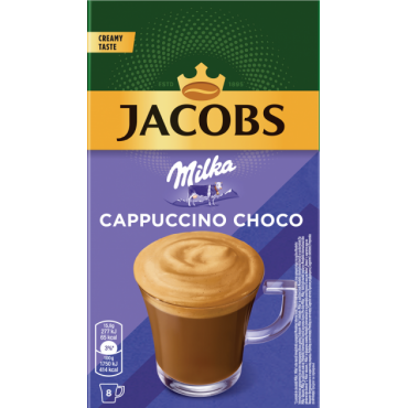 Кофе "Jacobs" Monarch milka typ cappuccino typ choco  8 стиков по 15,8 грамм