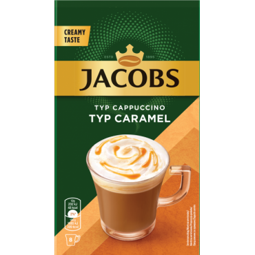 Кофе "Jacobs" Monarch typ cappuccino tup caramel 8 cтиков По 12 грамм