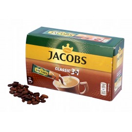 Jacobs - Классический растворимый кофе в стиках 3 в 1 - 10 стиков