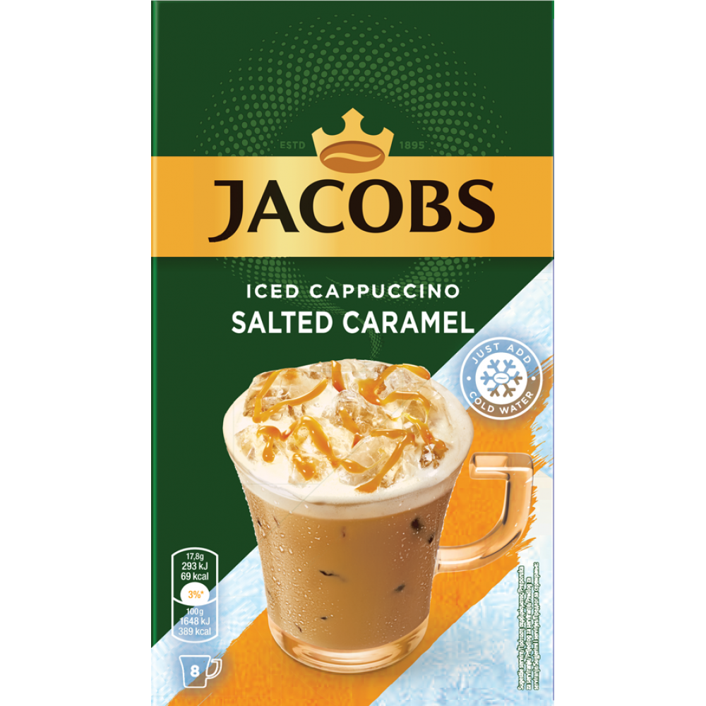 Кофе "Jacobs" Monarch salted caramel  8 стиков по 17,8 грамм