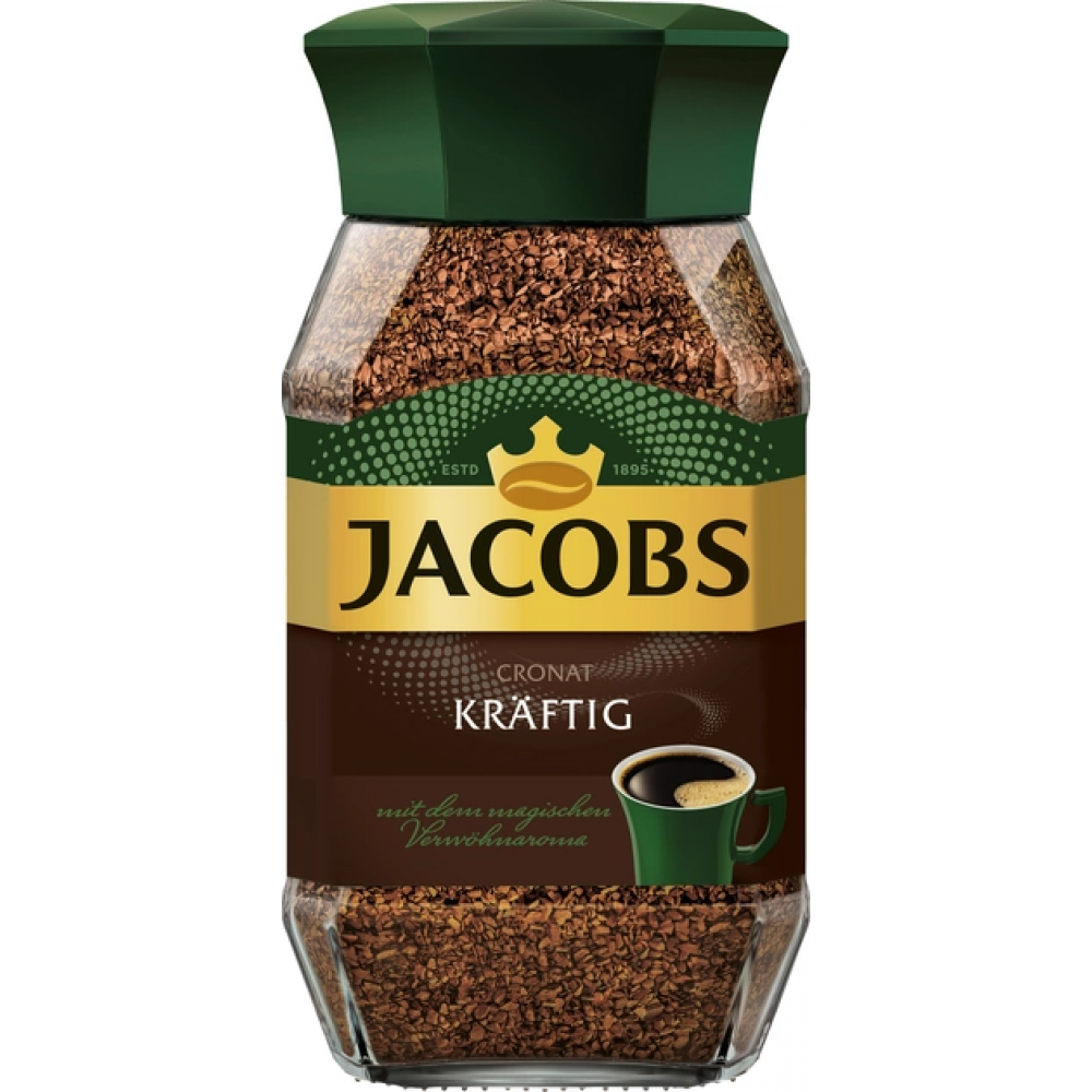 Кофе растворимый Jacobs Cronat Kraftig 190 грамм