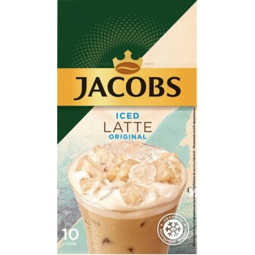 Напиток кофейный Jacobs Iced Latte Original 21.5 г х 10 штук