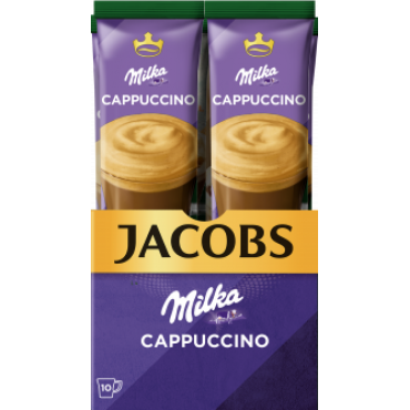 Кофейный напиток Jacobs Milka Cappuccino 10 x 18 грамм