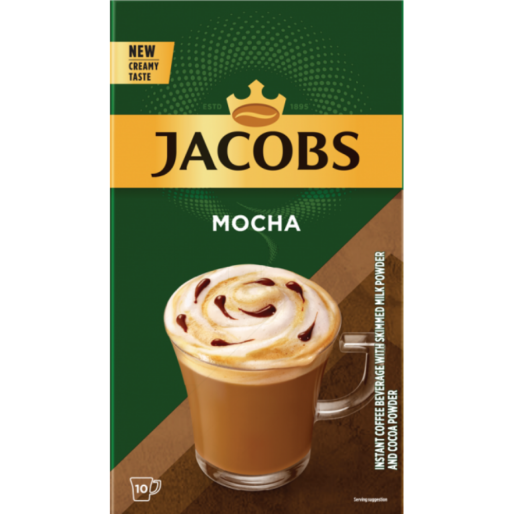Кава "Jacobs" Monarch mocha 10 стіків по 19,6 грам