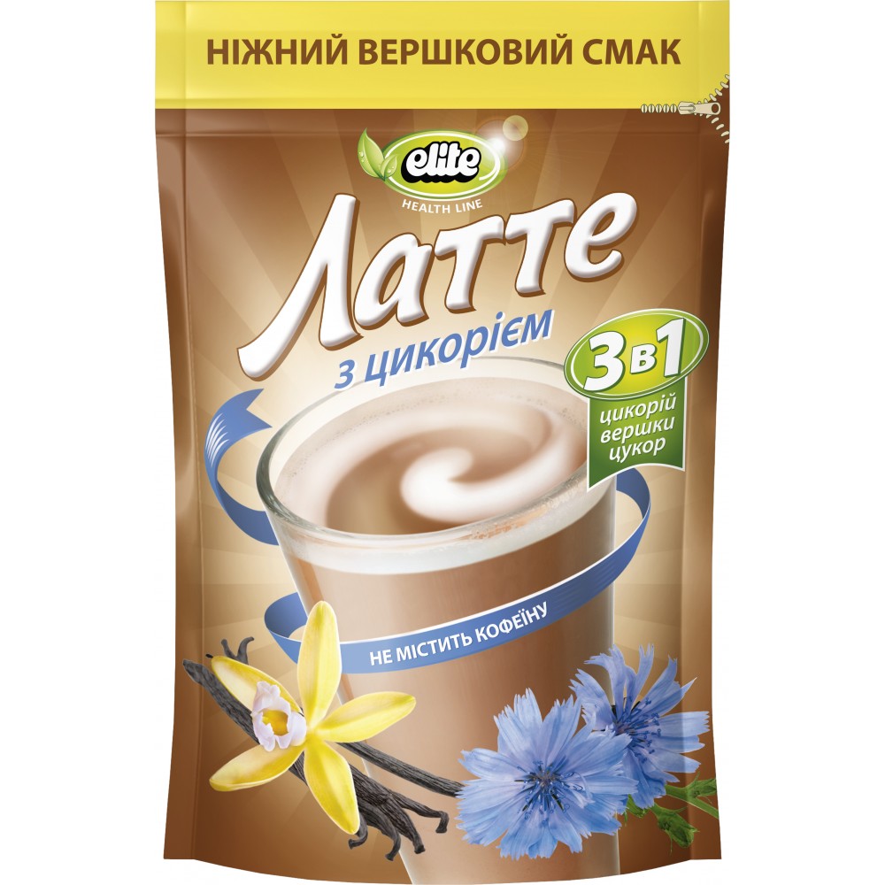 Напиток растворимый Elite Health Line Латте с цикорием 190 грамм