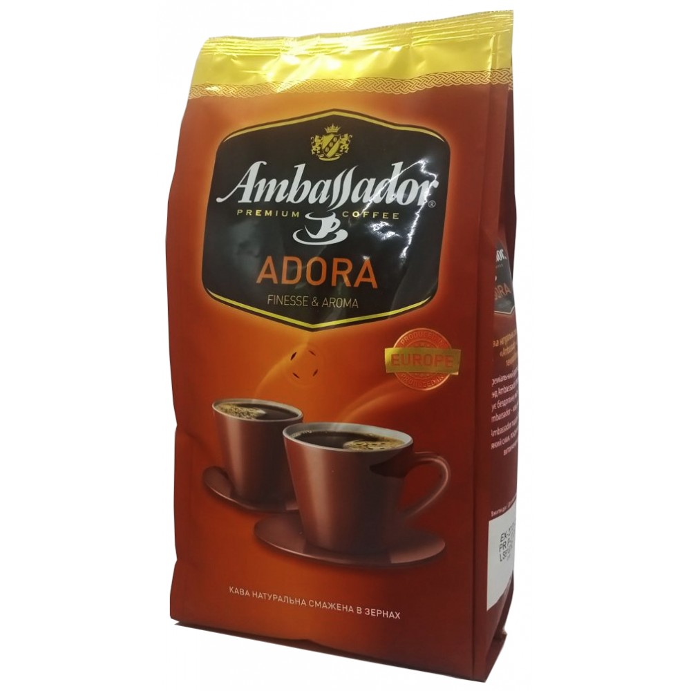 Кофе Ambassador ADORA в зернах 1000 грамм