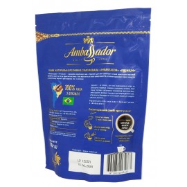 Кофе Растворимый Ambassador Premium 100 Грамм Эконом Пакет