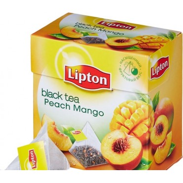 Чай "Lipton" Peach & Mango, 20 пірамідок