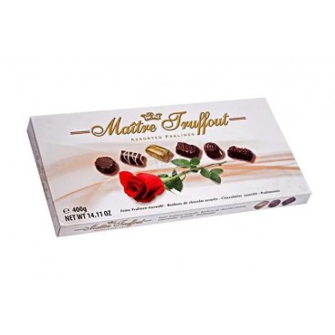 Шоколадні цукерки Maitre Truffout Pralines 400 грам. Австрія.