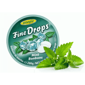 Льодяники "Woogie" Fine Drops 200 грам з м'ятним смаком