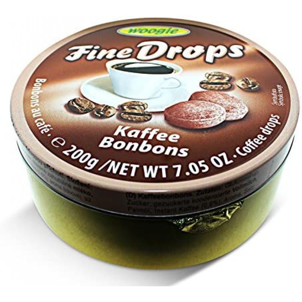 Льодяники"Woogie" Fine Drops 200гр. кава