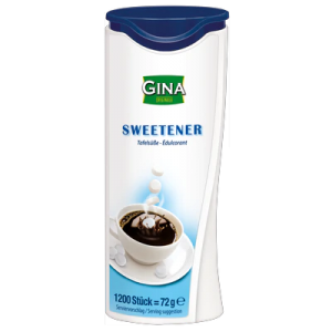 Сахарозаменитель Gina 1200 шт 72 грамм..