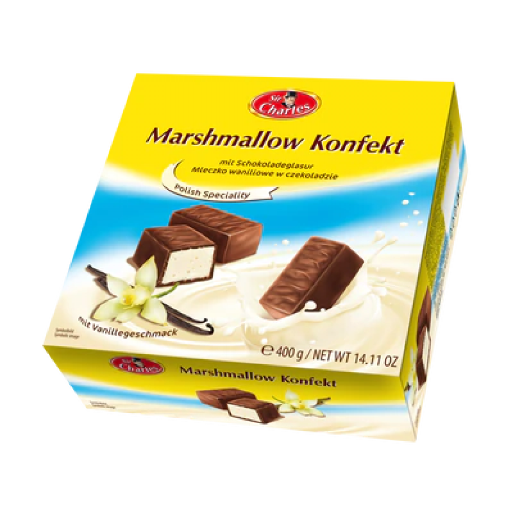Цукерки Sir Charles Marshmallow 400 грамм