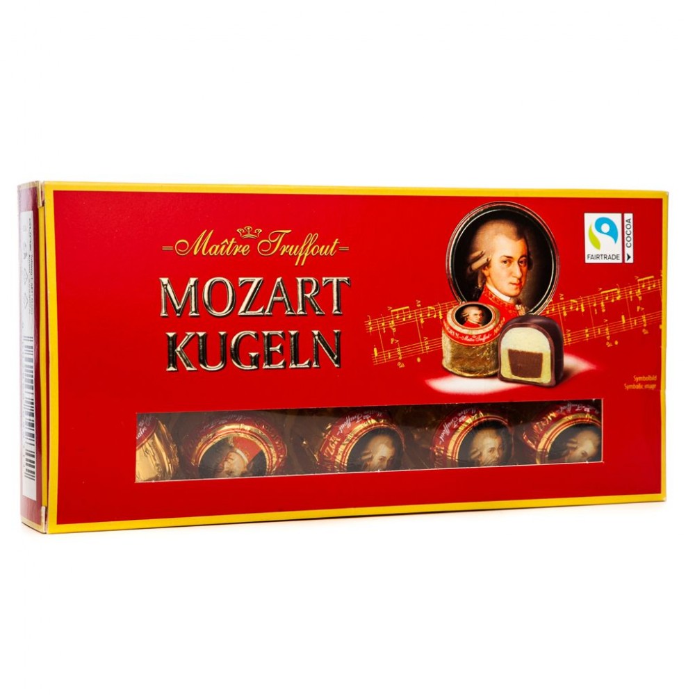 Конфеты шоколадные Maitre Truffout Mozart kugeln 200 грамм