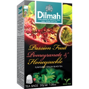 Чай черный пакетированный Dilmah Маракуйя и гранат 1.5 г х 20 шт
