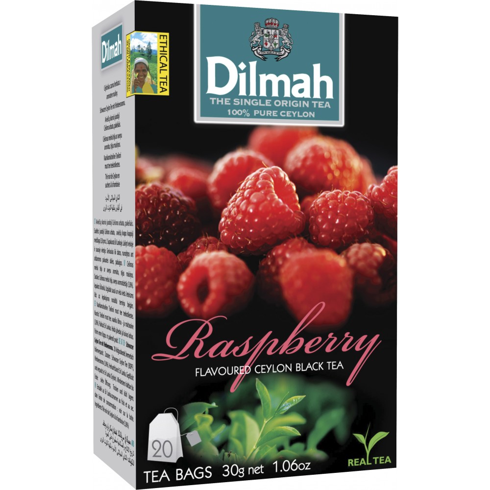 Чай Dilmah Черный Малина 20 шт х 1.5 г