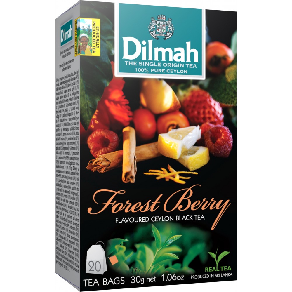 Чай чорний пакетований Dilmah Лісові ягоди 1.5 г х 20 шт