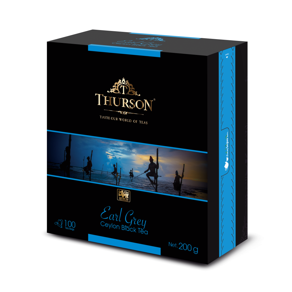 Чай Thurson Earl Grey 100 пакетів по 2 грам