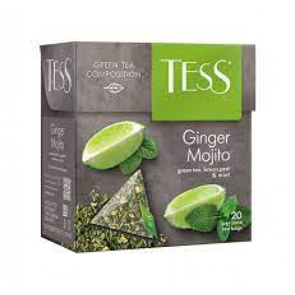 Чай "Tess" Ginger Mojito, 20 пирамидок