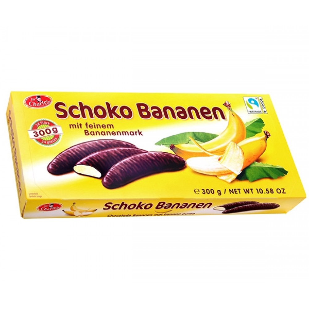 Банан у шоколаді Chocolate bananas 300 грам
