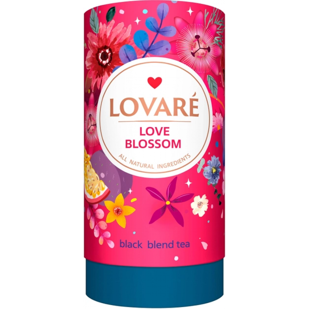 Бленд черного чая Lovare Love Blossom 80 грамм