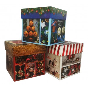 Коробка подарункова в асортименті..