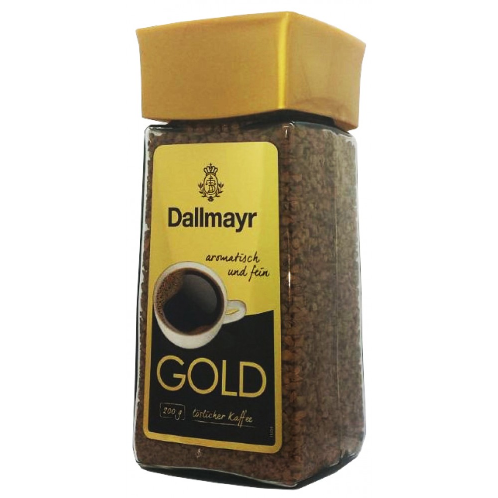Кава "Dallmayr" Gold 200 грам скло банка