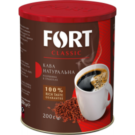 Кофе Fort растворимый гранулированный 200 грамм