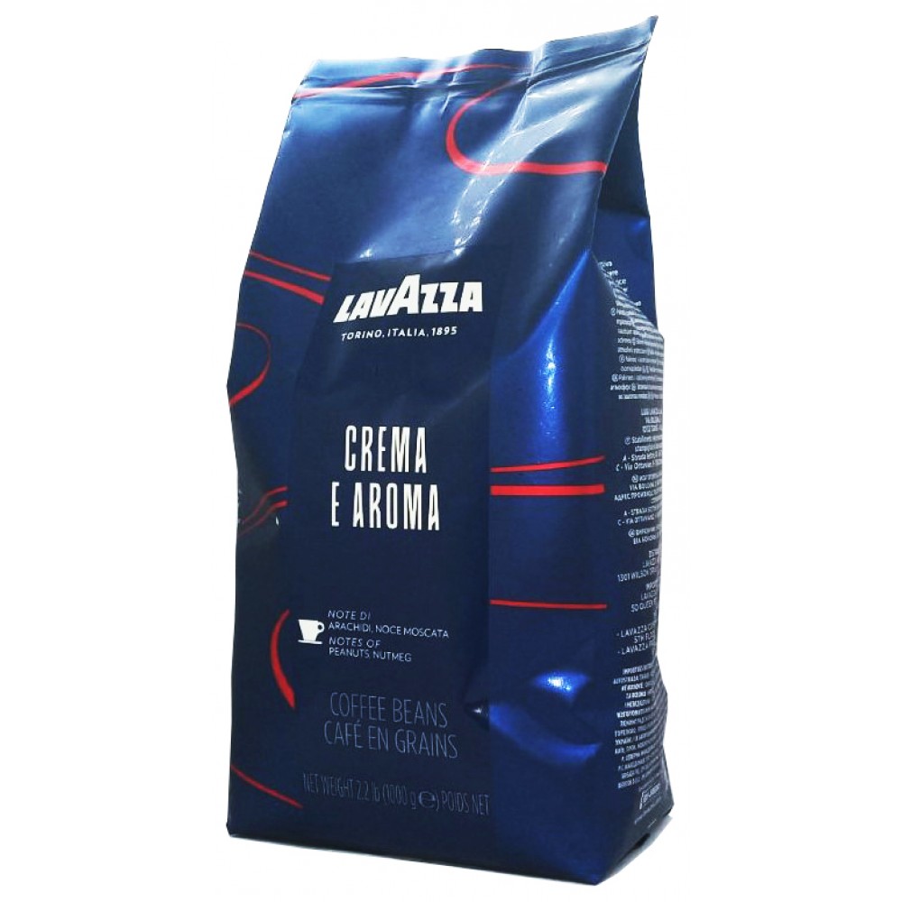 Кофе Lavazza Crema e Aroma Espresso 1 килограмм зерно