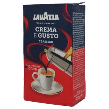 Кава Lavazza Crema e Gusto 250 г мелений вак/пачка