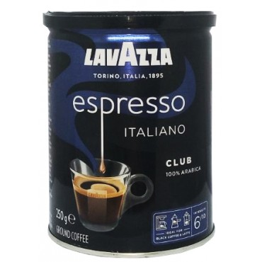 Кава Lavazza Espresso 250 грам мелена в жерстяній банці