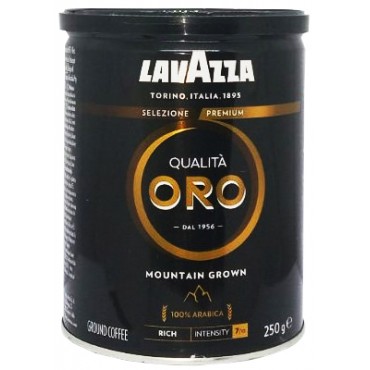Кофе Lavazza Qualita Oro Mountain Grown молотый 250 грамм в жестяной банке