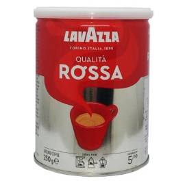 Кофе Lavazza Qualitа Rossa 250 грамм молотый в жестяной банке