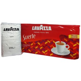 Кофе Lavazza Suerte молотый 250 грамм серебряный брикет