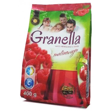 Растворимый гранулированный чай Granella Малина 400 грамм