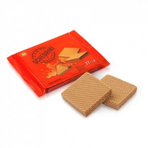 Хрусткі вафлі Щедрики з шоколадом..