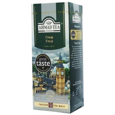 Чай Ahmad Tea Граф Грей 25 пакетов