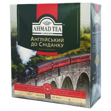 Чай Ahmad Tea Английский завтрак 100 пакетов