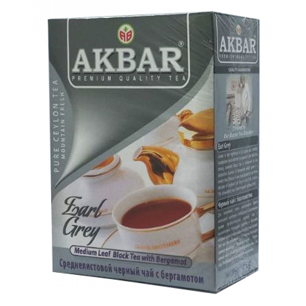 Чай Akbar Earl Grey Premium 100 грамм