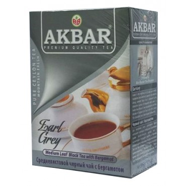 Чай Akbar Earl Grey Premium 100 грам