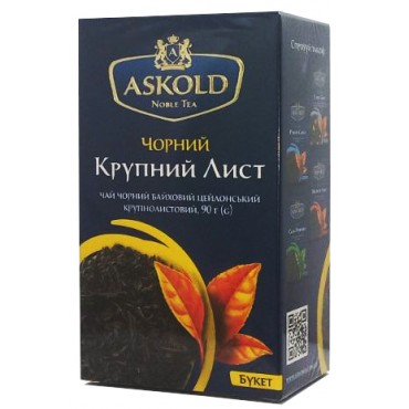 Чай Askold черный ОРА крупнолистовой 90 грамм