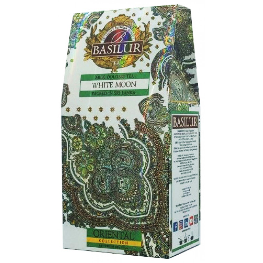Чай зелений Basilur White Moon 100 грам