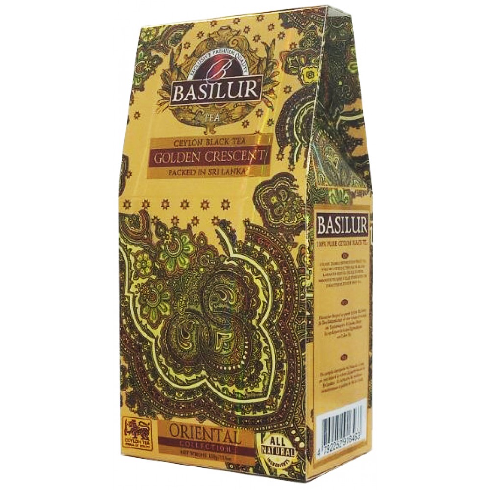 Чай чорний Basilur Golden Crescent 100 грам
